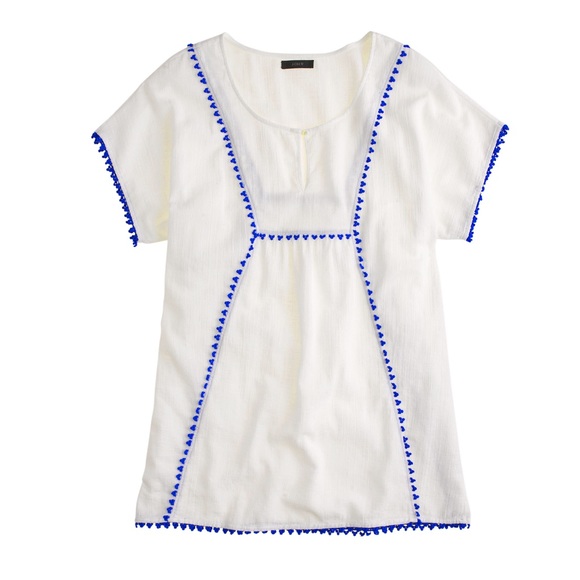 NWT J Crew Pom-pom tunic - Picture 2 of 2